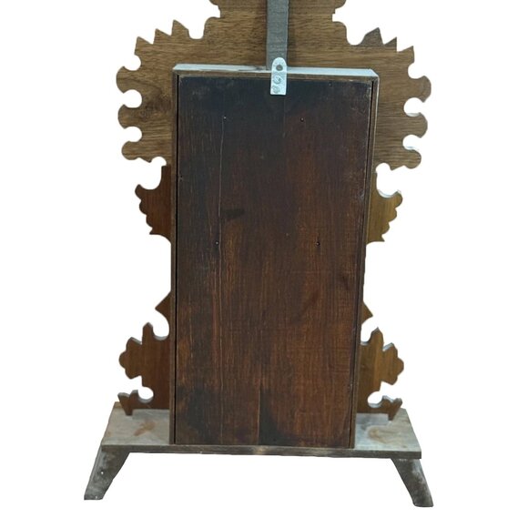 1882 Ansonia Mercury Pendulum Wood Mantel Chime Clock WORKS GREAT - Picture 3 of 6